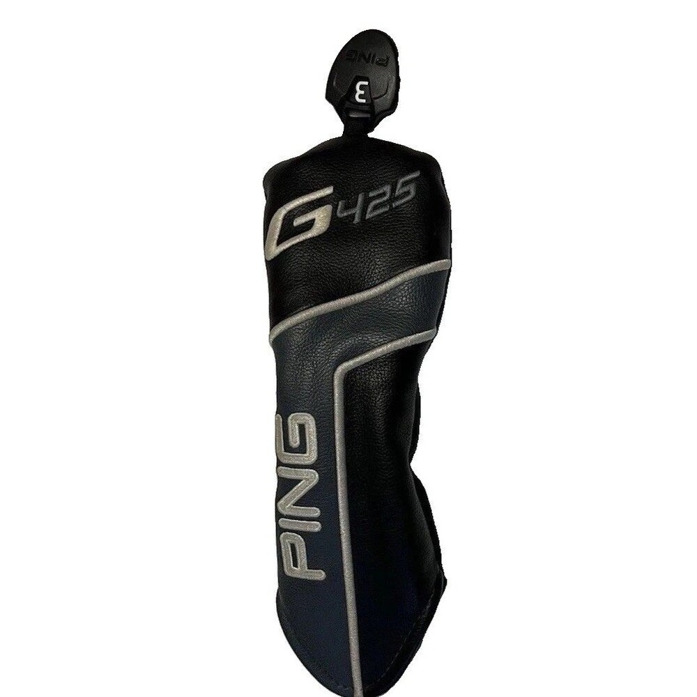 PING G425 3 Hybrid Head Cover Black/Grey OEM Golf Rescue Cover Excellent